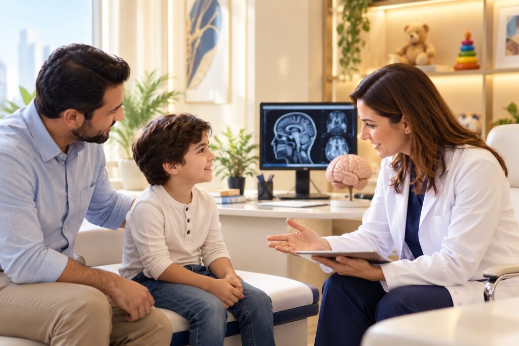 طب الأعصاب للأطفال في المركز البريطاني للطب العصبي والنفسي في أبوظبي